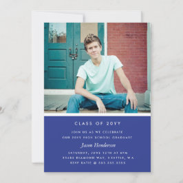 Afstuderen Kleurblok uitnodigen Kaart