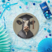 Afstuderen Koe Papieren Bordje (Feest)