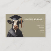 Afstuderen Koe Visitekaartje (Voorkant)