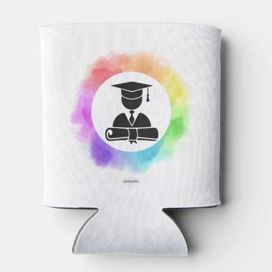 Afstuderen Koelbox Waterverf Kijk HAMbyWG Blikjeskoeler (Achterkant)