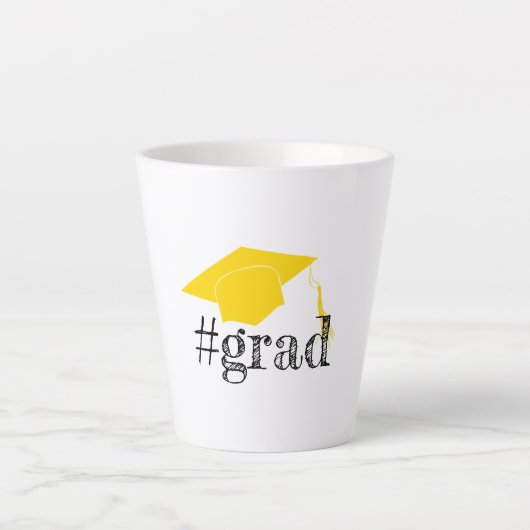 Afstuderen Koffie-Mok Latte Mok (Voorkant)