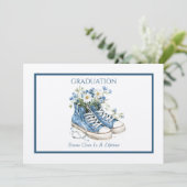 Afstuderen komt één keer in een leven kaart (Staand voorkant)