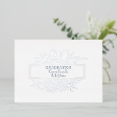 Afstuderen komt één keer voor in een levenslange F Folie Uitnodiging (Staand Voorkant)