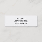 Afstuderen koningsnaam kaartgrens Klasse van Contactkaartje (Achterkant)