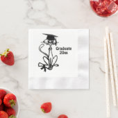 Afstuderen kool kat servet (Insitu)