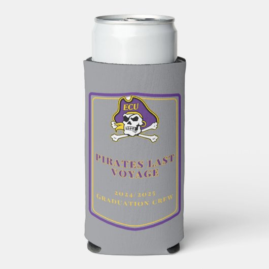 Afstuderen Koozie - Grijs (Seltzer Voorkant)