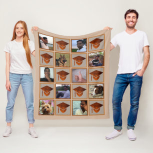 Afstuderen Koper Afstuderen Keepomwille 10 Foto Fleece Deken