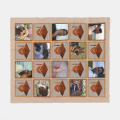 Afstuderen Koper Afstuderen Keepomwille 10 Foto Fleece Deken (Voorkant (Horizontaal))