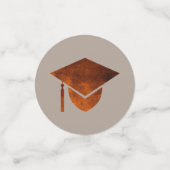 Afstuderen koper feliciteert Koel Foto Party Confetti (Kleine voorkant)