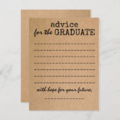 Afstuderen Kraft Advice Kaart (Voorkant / Achterkant)