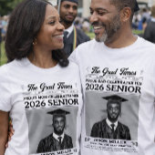 Afstuderen krant Shirt, trotse moeder Afstuderen T-shirt