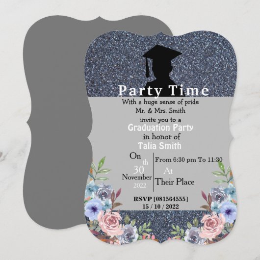 Afstuderen kus kaart (Voorkant / Achterkant)