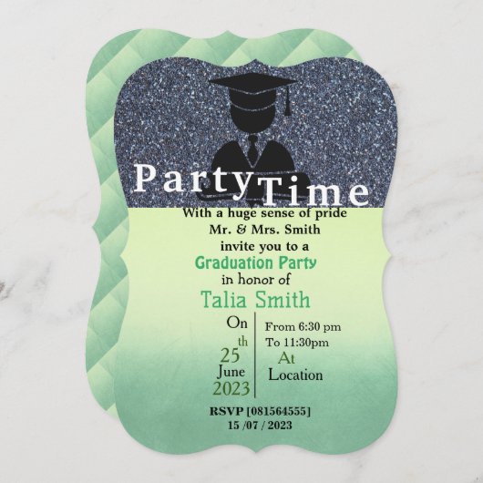 Afstuderen kus kaart (Voorkant / Achterkant)