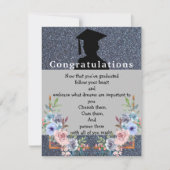 Afstuderen kus Wenskaart Kaart (Voorkant)