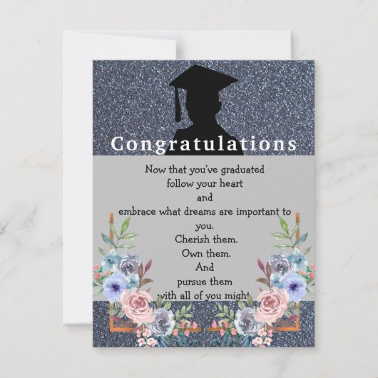 Afstuderen kus Wenskaart Kaart (Voorkant)