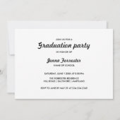 Afstuderen | Laat het avontuur beginnen | Eenvoudi Kaart (Achterkant)