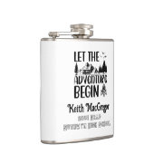 Afstuderen Laat het avontuur beginnen Heupfles (Rechts)