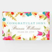 Afstuderen Landbloemen Spandoek (Horizontaal)