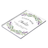 Afstuderen lavendel violet eucalyptus notitieboek (Linkerzijde)