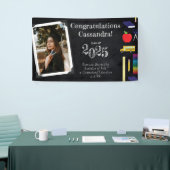 Afstuderen leerlingenonderricht in Chalkboard Spandoek (Beurs)