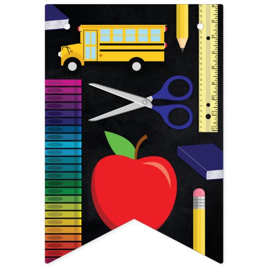 Afstuderen leerlingenonderwijs vlaggetjes (Tweede vlag)