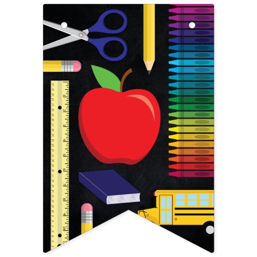 Afstuderen leerlingenonderwijs vlaggetjes (Eerste vlag)