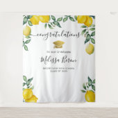 Afstuderen Lemons Foto achtergrond foto foto foto Wandkleed (Voorkant)