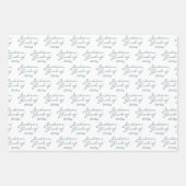 Afstuderen Lente Groen Gepersonaliseerd Afstudeerd Inpakpapier Vel (Voorkant 2)