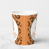 Afstuderen Leopard Paper cup Papieren Bekers (Rechts)