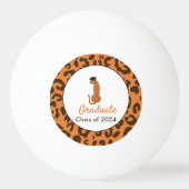 Afstuderen Leopard Ping Pong Ball (Achterkant)
