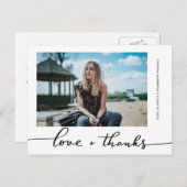 Afstuderen Liefde en Bedankt Script Afstudeerder F Briefkaart (Voorkant / Achterkant)