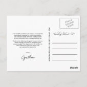 Afstuderen Liefde en Bedankt Script Afstudeerder F Briefkaart (Achterkant)