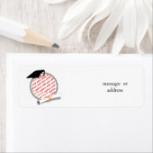 Afstuderen Lijst School Kleuren Zwart & Wit Etiket (Insitu)