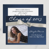 Afstuderen lint kaart (Voorkant / Achterkant)