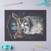 Afstuderen Llama Illustratie Decoupage Tissuepapier (Craft)