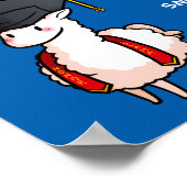 Afstuderen Llama Poster (Hoek)