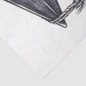 Afstuderen Llama Tissuepapier (Detail)