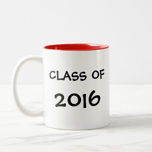 Afstuderen Llama Tweekleurige Koffiemok (Links)