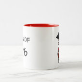 Afstuderen Llama Tweekleurige Koffiemok (Center)