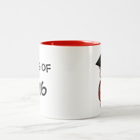 Afstuderen Llama Tweekleurige Koffiemok (Center)