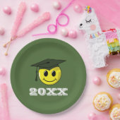 Afstuderen loopvlakkap papieren bordje (Feest)