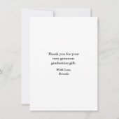 Afstuderen Love & Bedankt Black Script Photo (Achterkant)