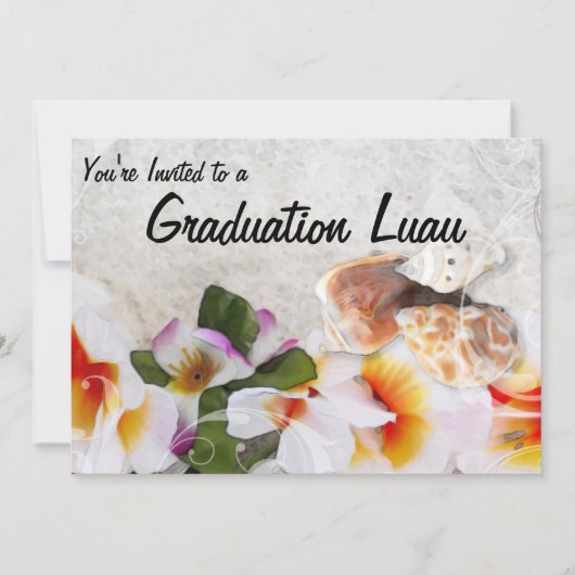 Afstuderen Luau Open House Kaart (Voorkant)