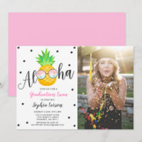Afstuderen Luau Party Invitation Pananapple Afstud