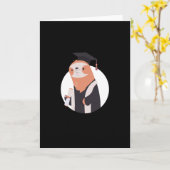 Afstuderen luiaard kaart (Gele Bloem)