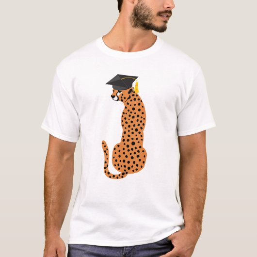Afstuderen Luipaard Jaar T-shirt (Voorkant)