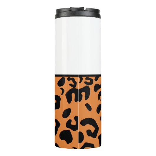 Afstuderen Luipaard met pet Thermosbeker (Achterkant)