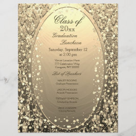 Afstuderen Luncheon Gold Confetti