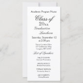 Afstuderen Luncheon Simple Typografie (Voorkant)