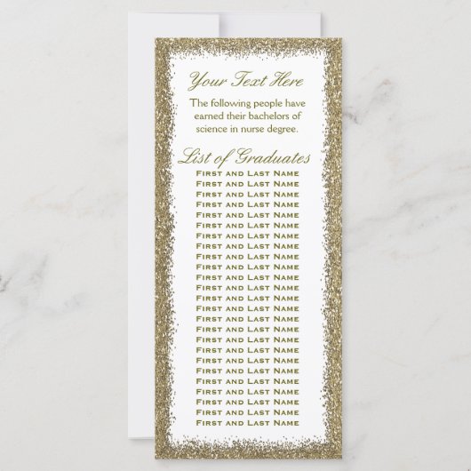 Afstuderen Luncheon Uitnodiging (Achterkant)